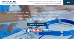 Desktop Screenshot of dfwgidoctor.com